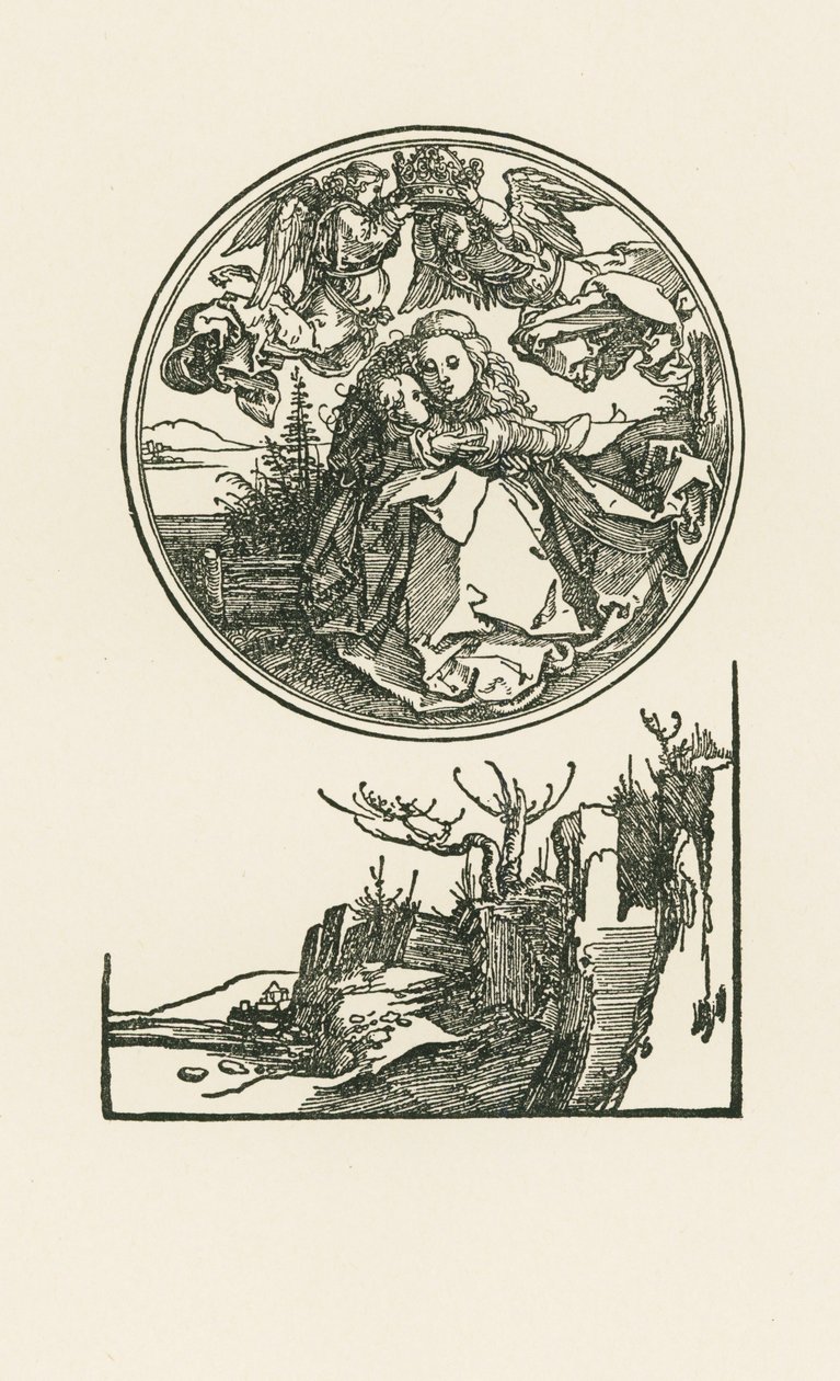 Madonna in a Circle by Albrecht Dürer or Duerer