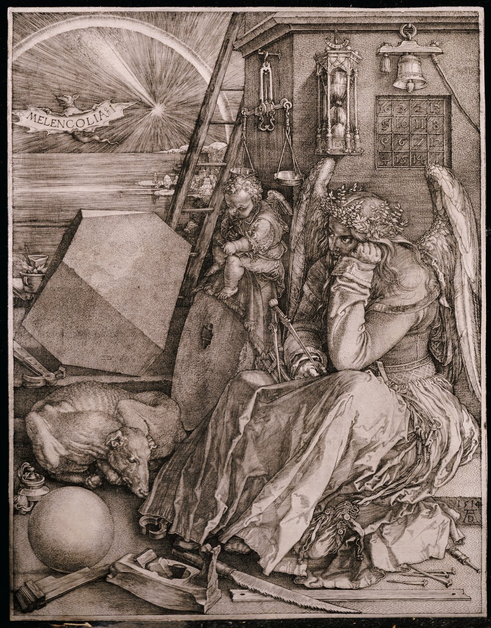 Melancholia by Albrecht Dürer