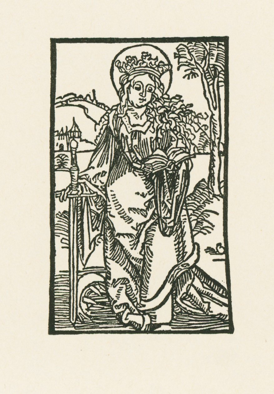 Saint Catherine by Albrecht Dürer or Duerer
