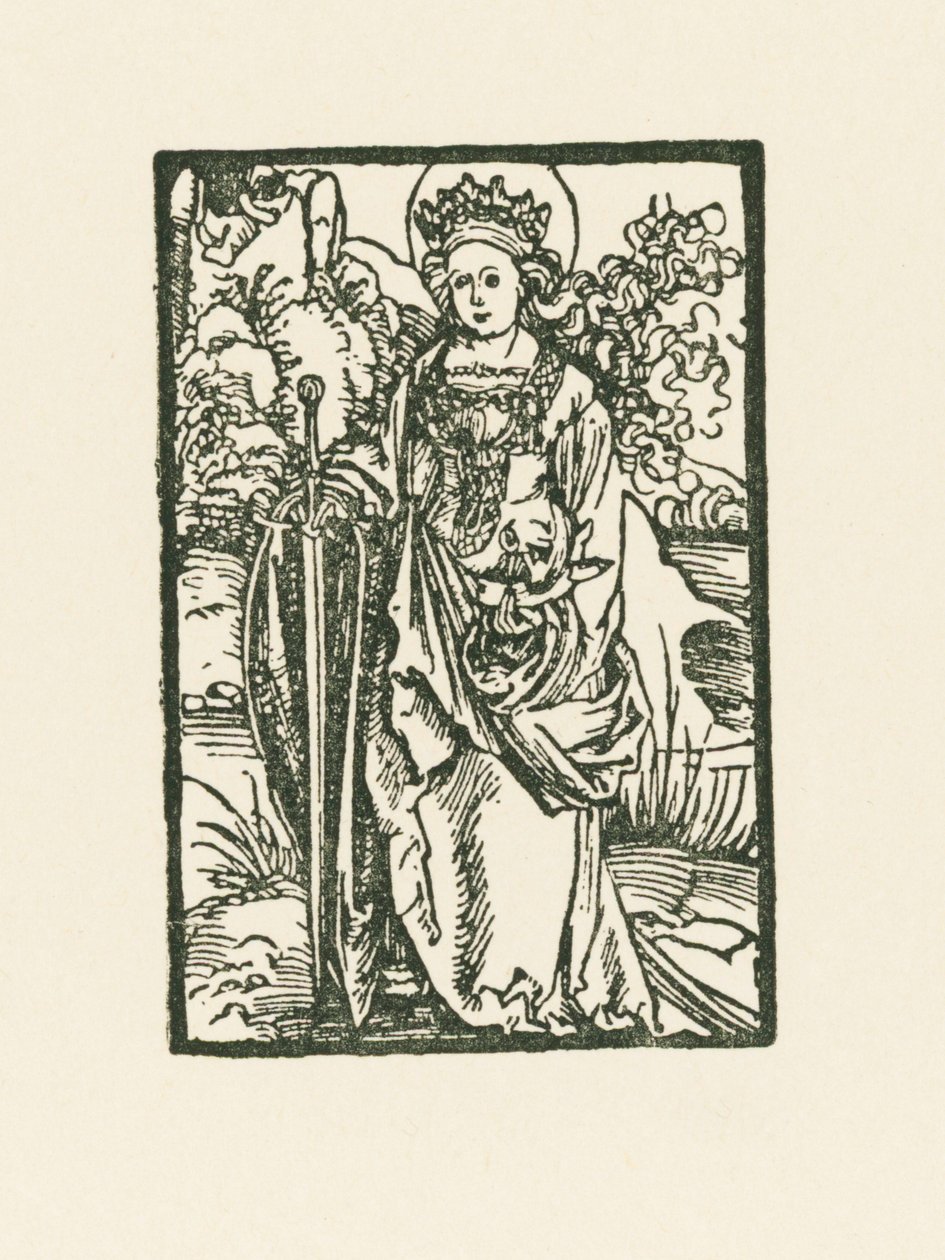 Saint Catherine by Albrecht Dürer or Duerer