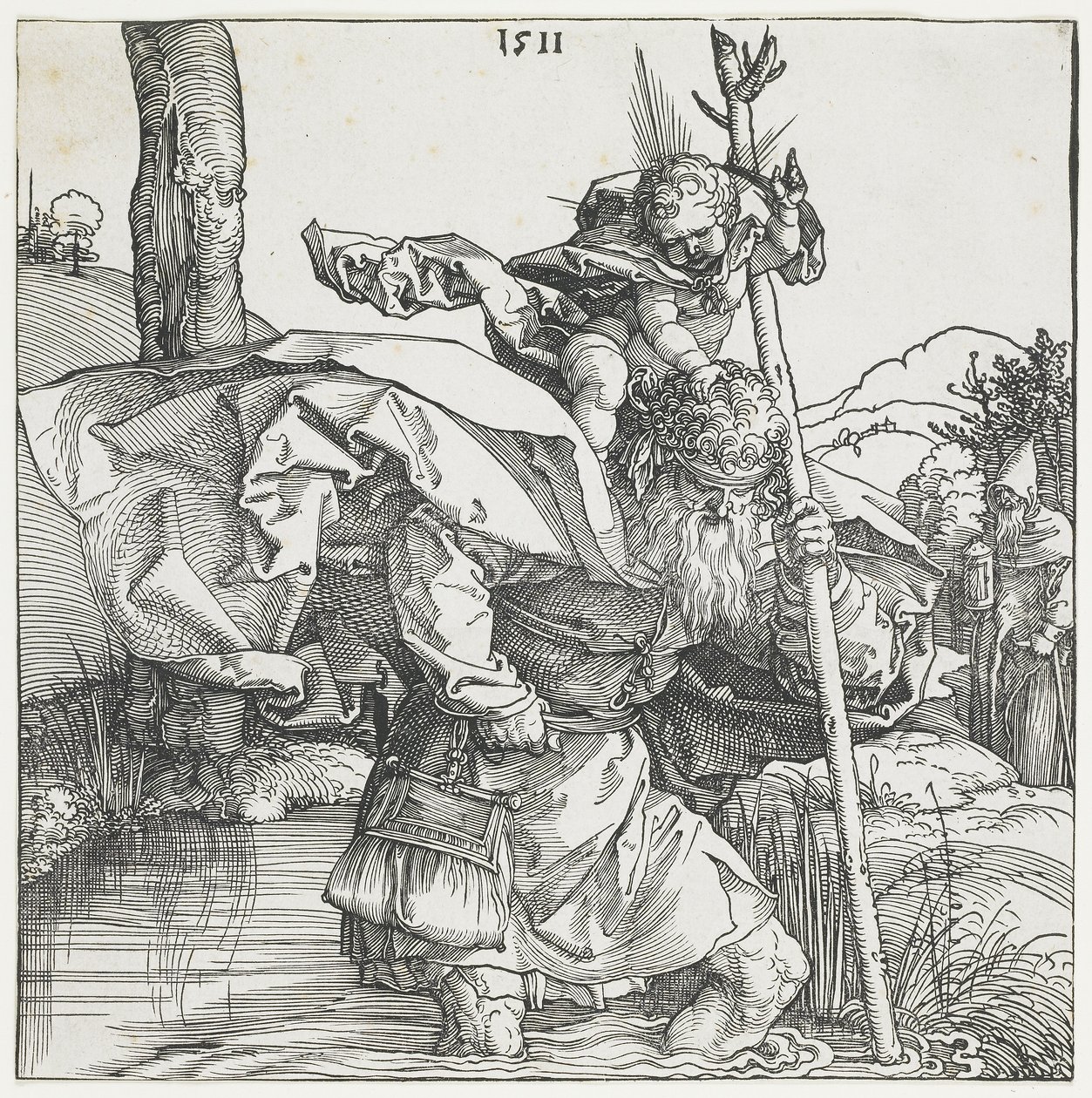 Saint Christopher by Albrecht Dürer