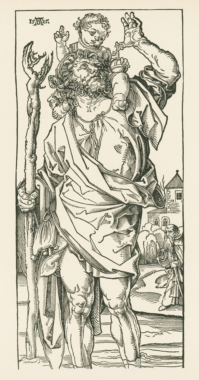 Saint Christopher by Albrecht Dürer or Duerer