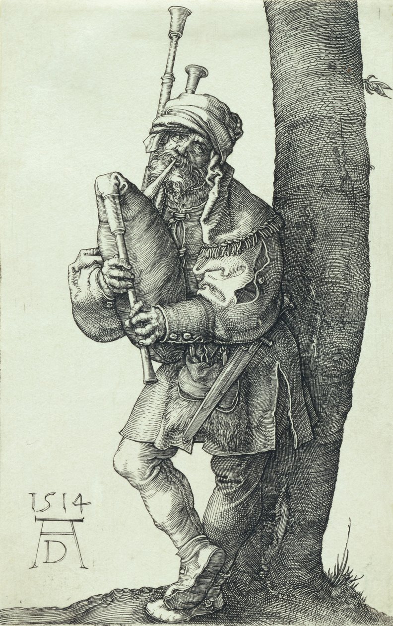 The Bagpiper by Albrecht Dürer