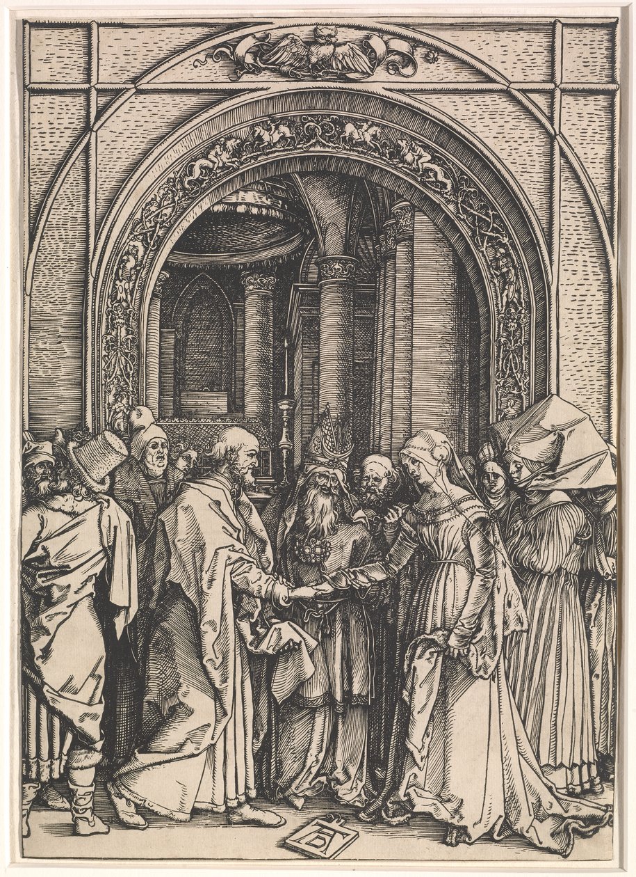 The Betrothal of the Virgin from: The Life of the Virgin, c.1504-05 by Albrecht Dürer