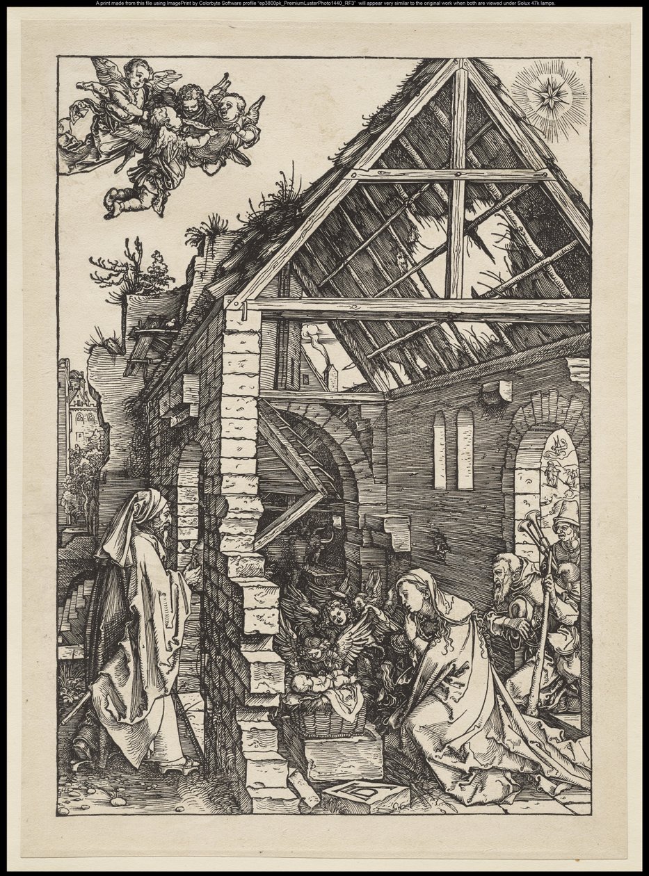 The Life of the Virgin: The Nativity by Albrecht Dürer