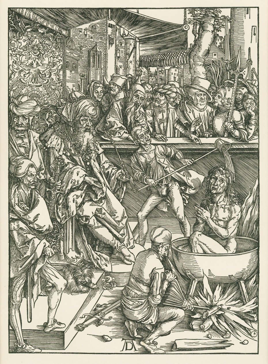 The Martyrdom of Saint John the Evangelist by Albrecht Dürer or Duerer