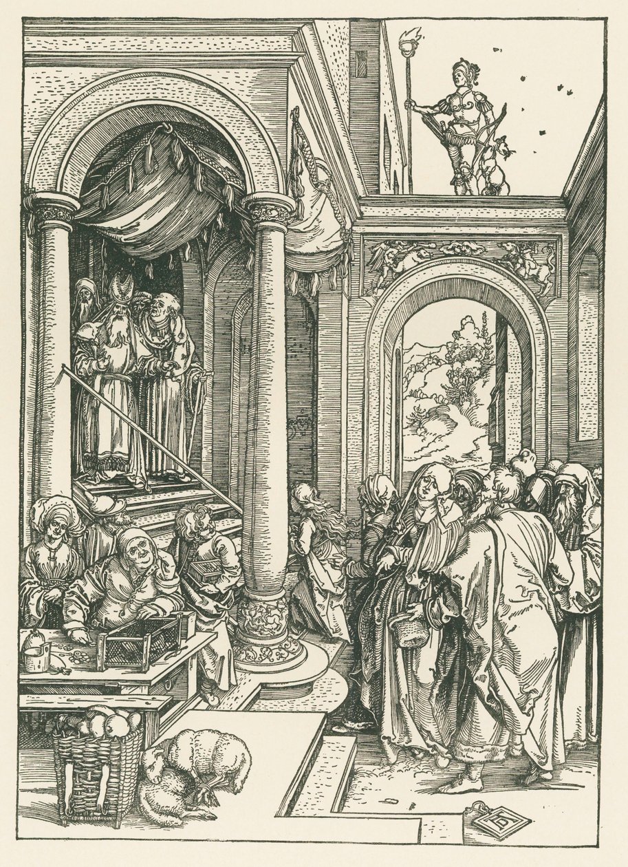 The Presentation of the Virgin in the Temple by Albrecht Dürer or Duerer