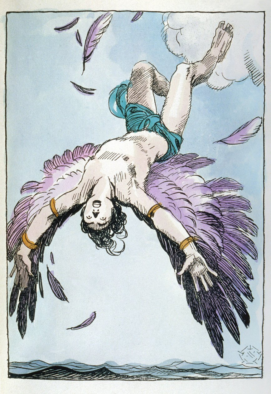 The Fall of Icarus by Aleardo Terzi