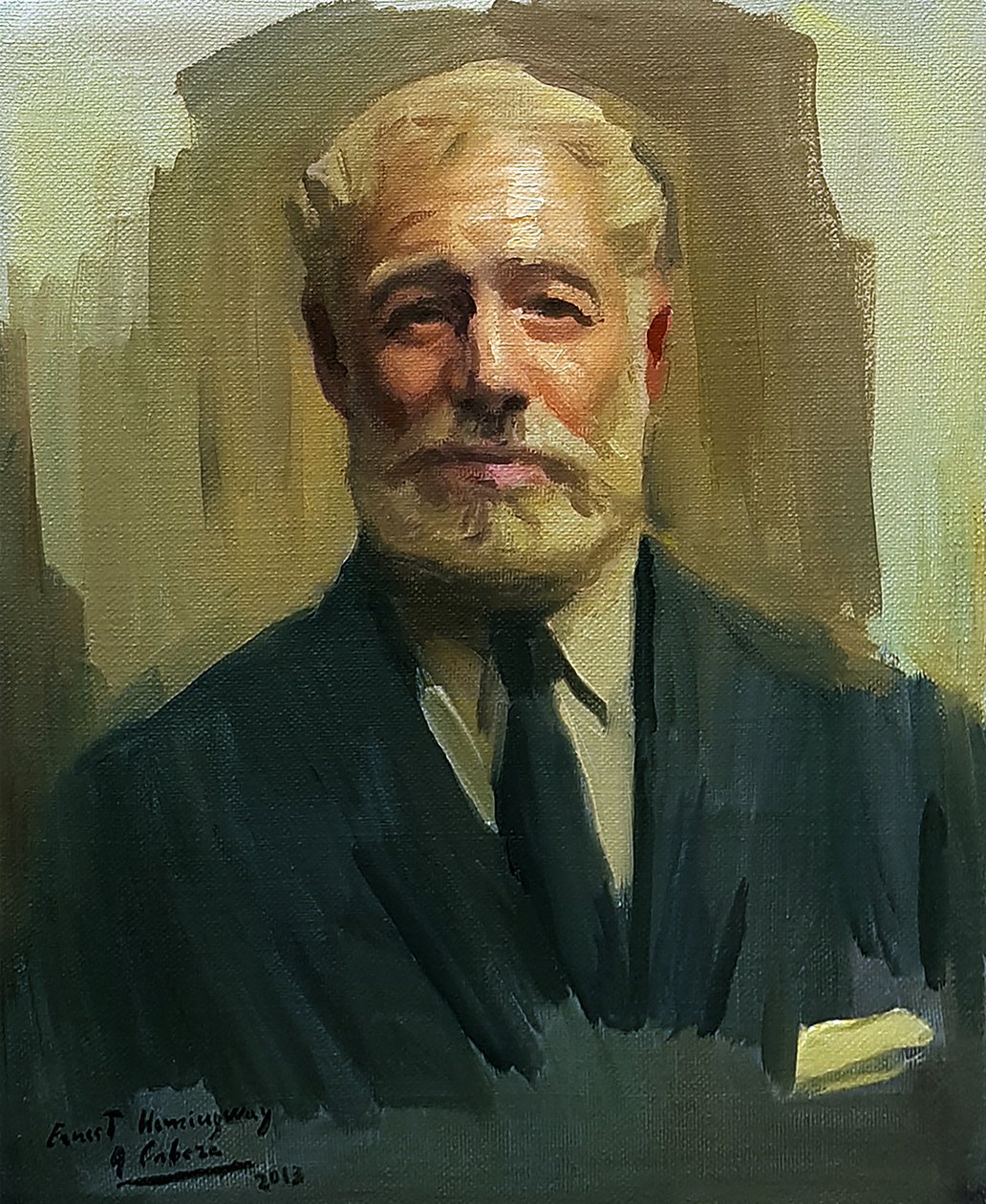 Ernest Hemingway by Alejandro Cabeza