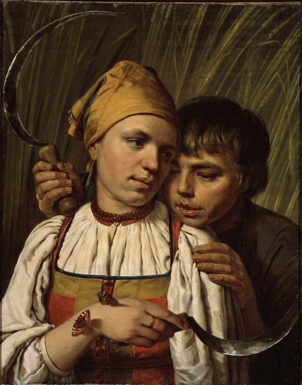 The Reapers, 1820s by Aleksei Gavrilovich Venetsianov