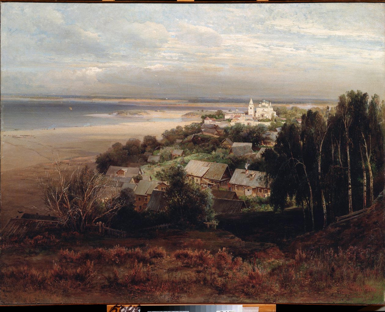 The Pechersky Ascension Monastery near Nizhny Novgorod by Alexei Kondratjewitsch Sawrassow