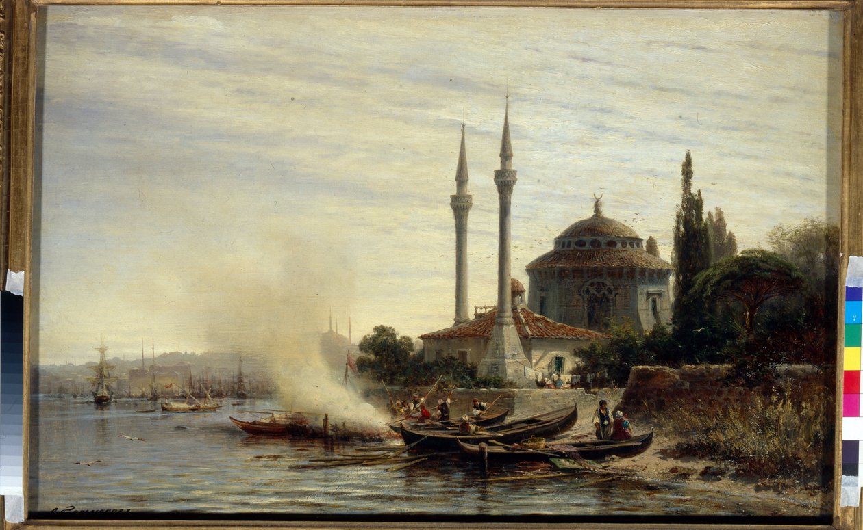 Golden Horn, Constantinople by Aleksei Petrovich Bogolyubov