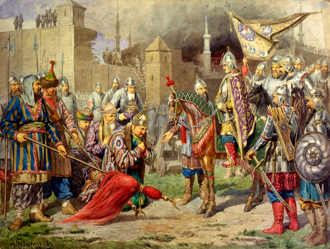 Tsar Ivan IV Conquering Kazan in 1552 by Aleksey Kivshenko