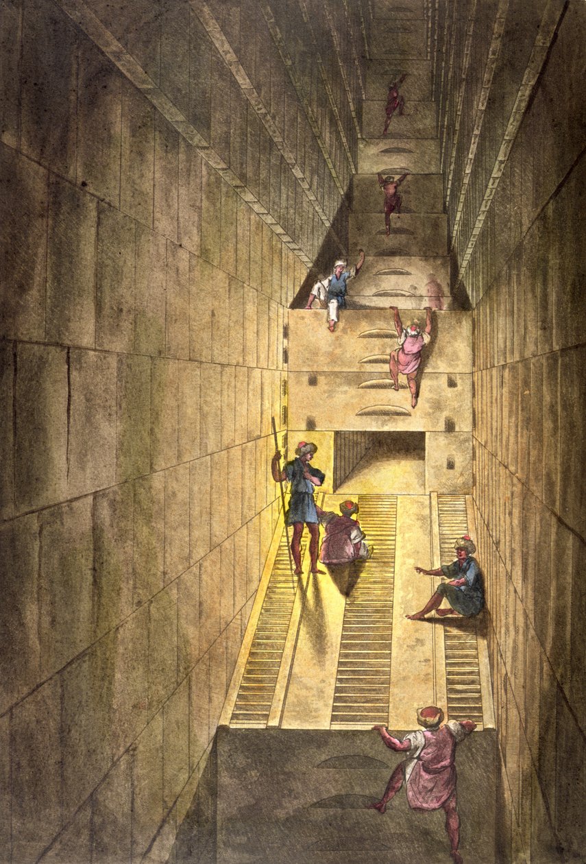 Exploration of the Great Pyramid of Giza, from 