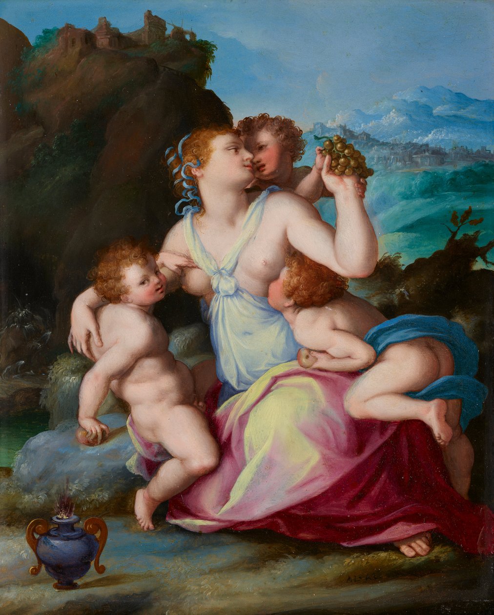 Charity by Alessandro Allori