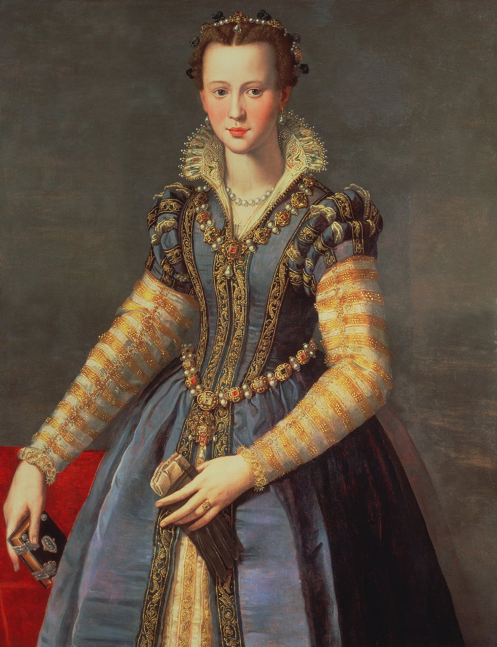 Marie de Medici, wife of Henri IV of France by Alessandro Allori