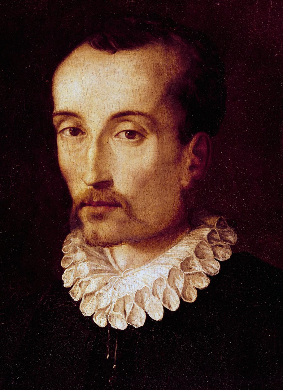 Portrait of Torquato Tasso by Alessandro Allori