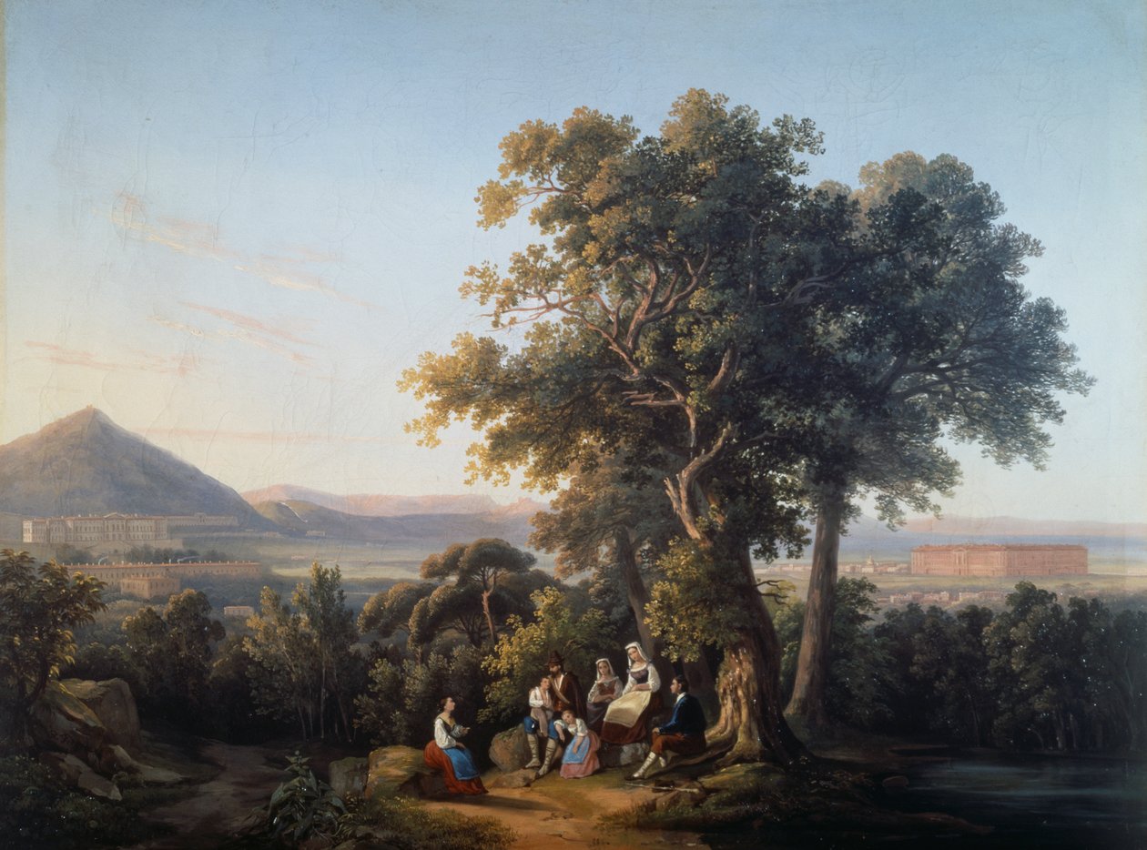 The Caserta plain by Alessandro Fergola