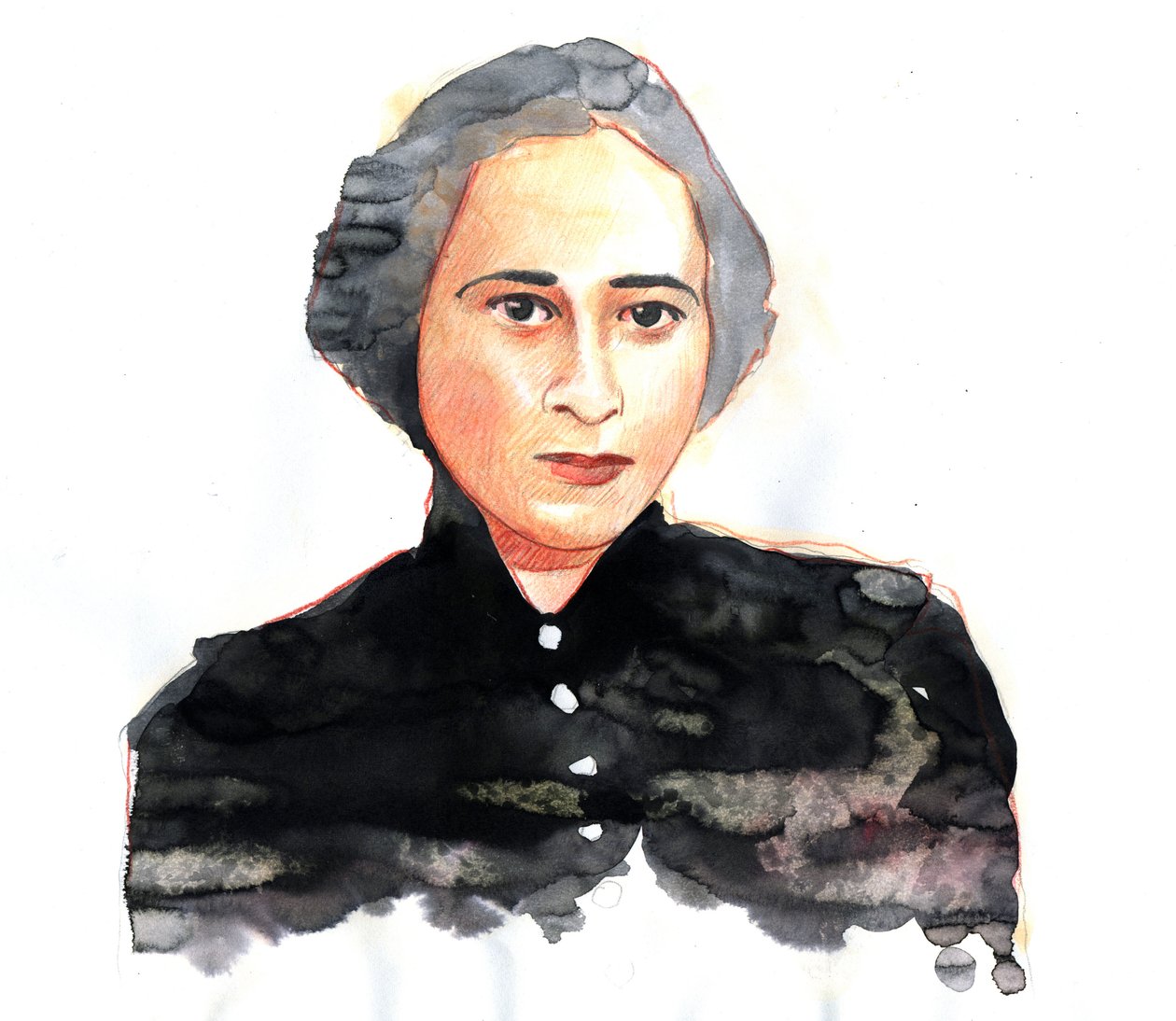 Hannah Arendt (1906-1975), German political scientist and philosopher, American naturalized by Alessandro Lonati