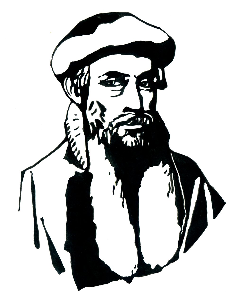 Portrait of Johannes Gutenberg by Alessandro Lonati