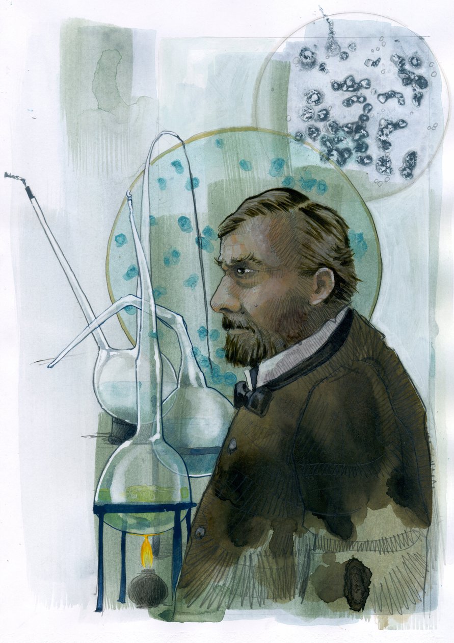 Portrait of Louis Pasteur by Alessandro Lonati