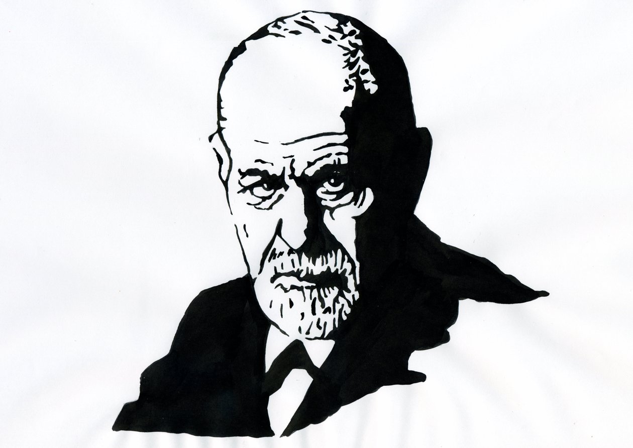 Portrait of Sigmund Freud by Alessandro Lonati