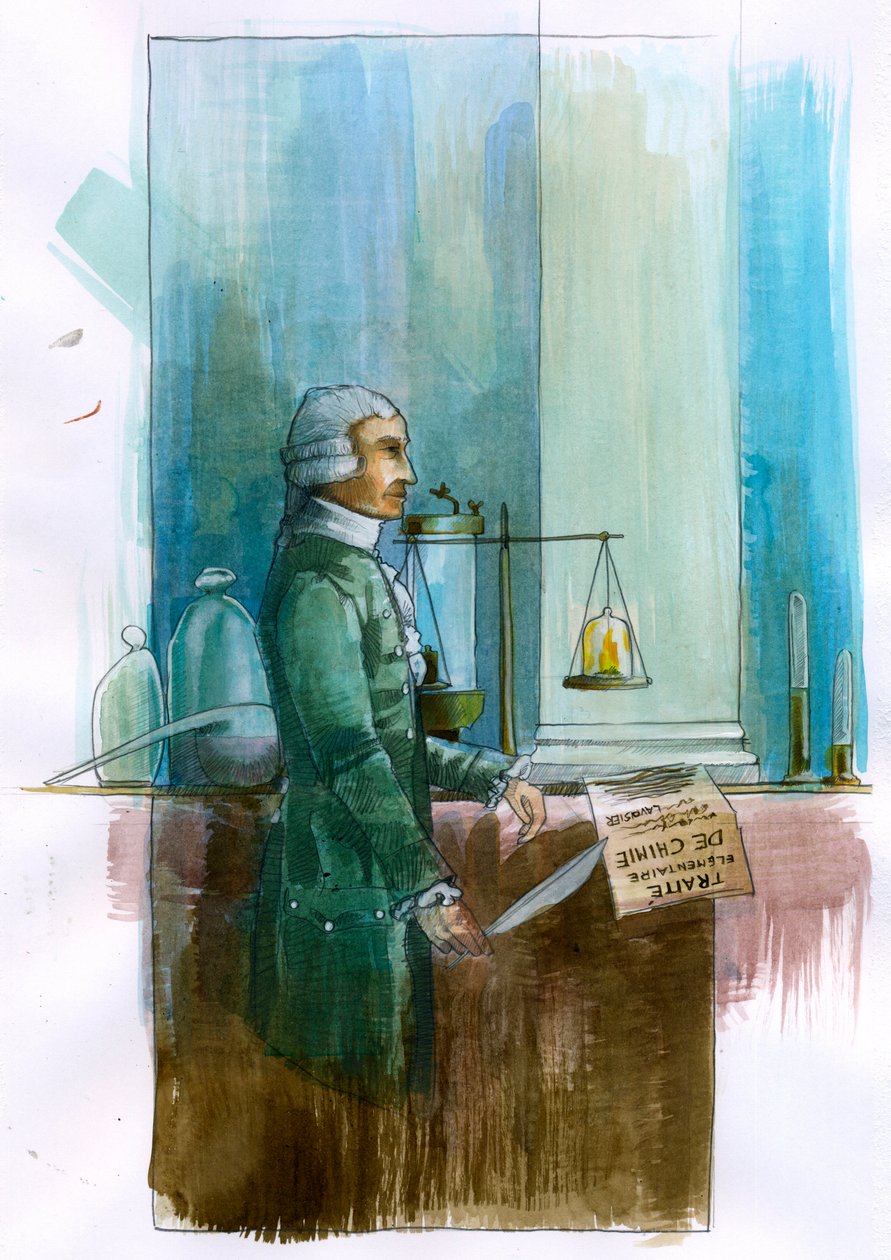 Portrait of Antoine Lavoisier by Alessandro Lonati
