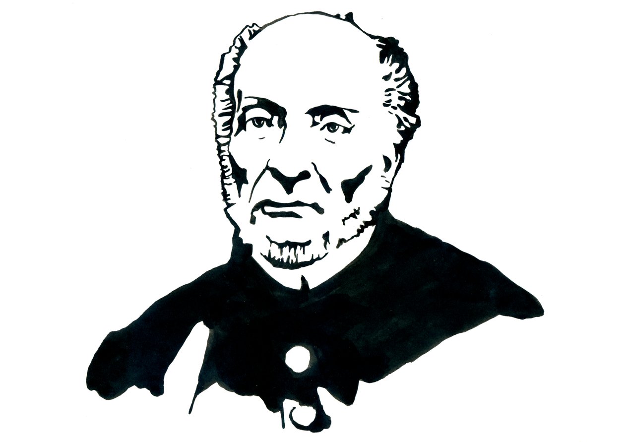 Portrait of French Abolitionist Writer Victor Schoelcher by Alessandro Lonati