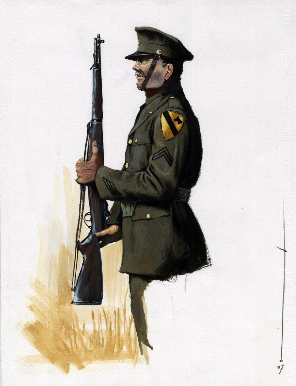 Second World War 1939-1945: American Army Cavalry Division by Alessandro Lonati