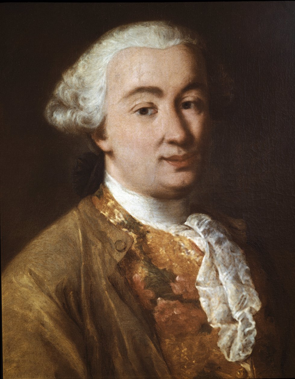 Portrait of Carlo Goldoni (detail) by Alessandro Longhi