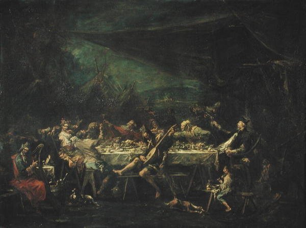 Bohemian Wedding Banquet, c.1730-35 by Alessandro Magnasco
