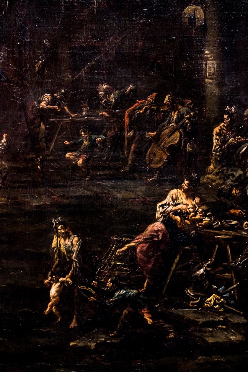 Gamblers, Soldiers and Vagabonds, ca. 1720/30 by Alessandro Magnasco