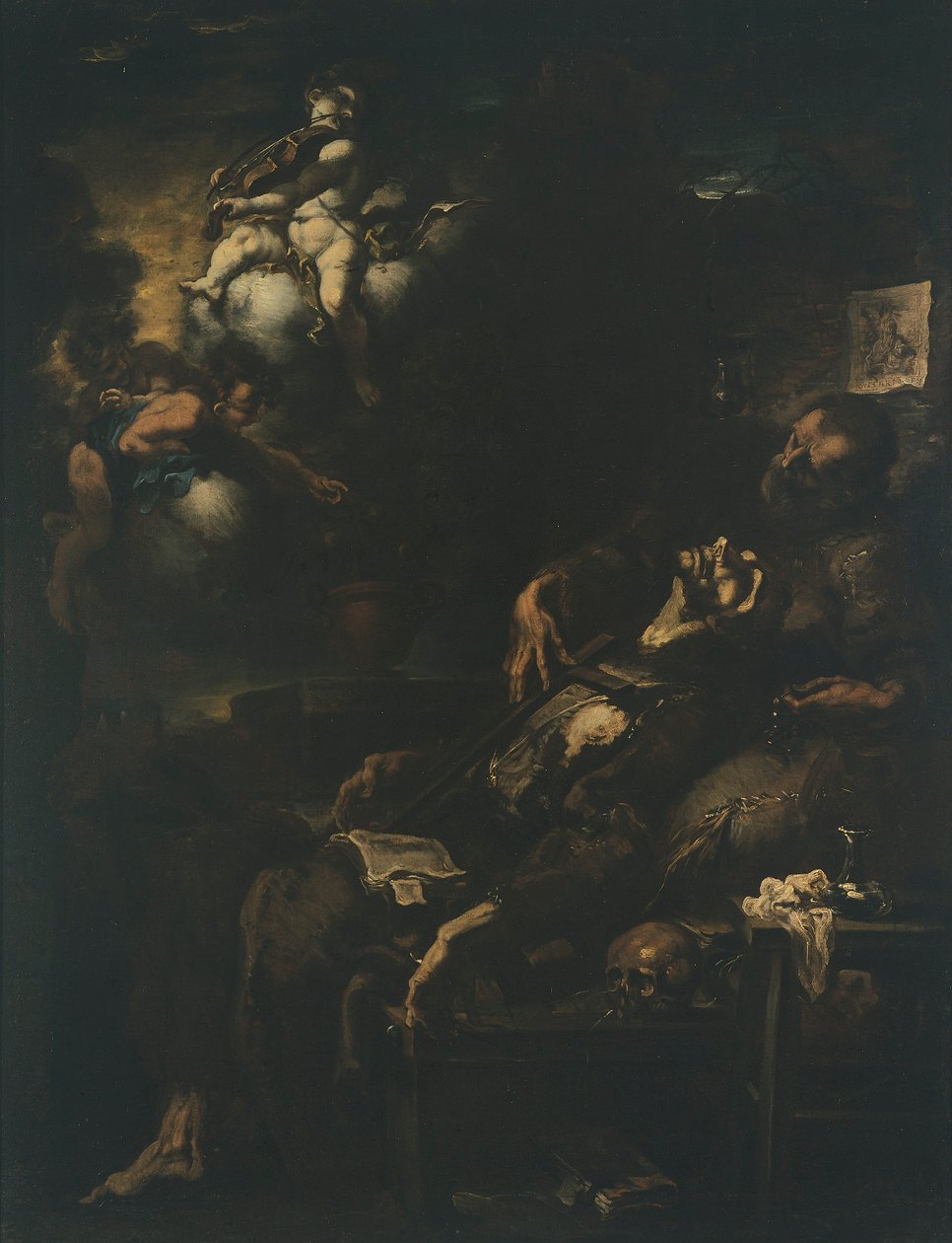 The Ecstasy of St Francis by Alessandro Magnasco