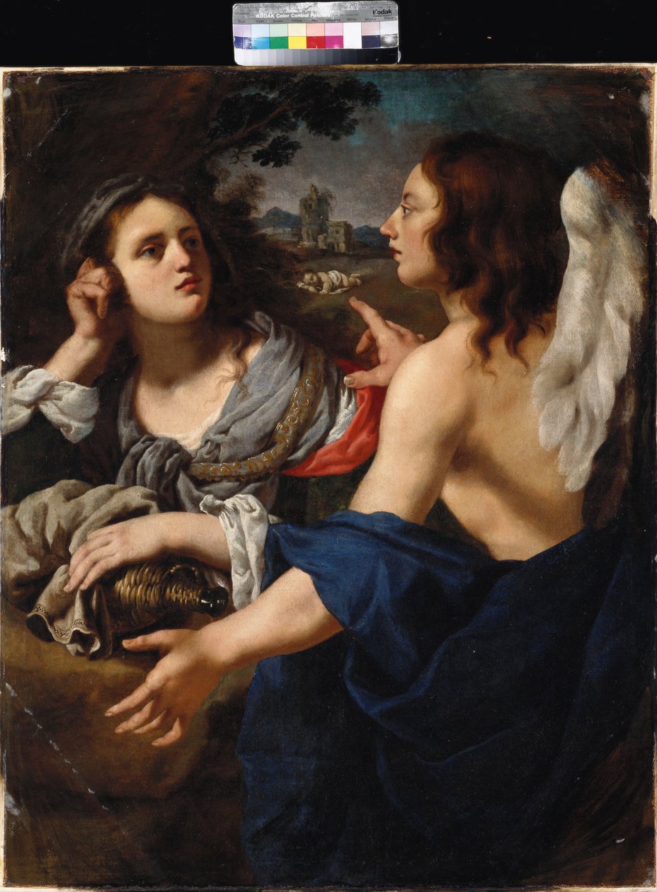 Hagar and the Angel by Alessandro Rosi