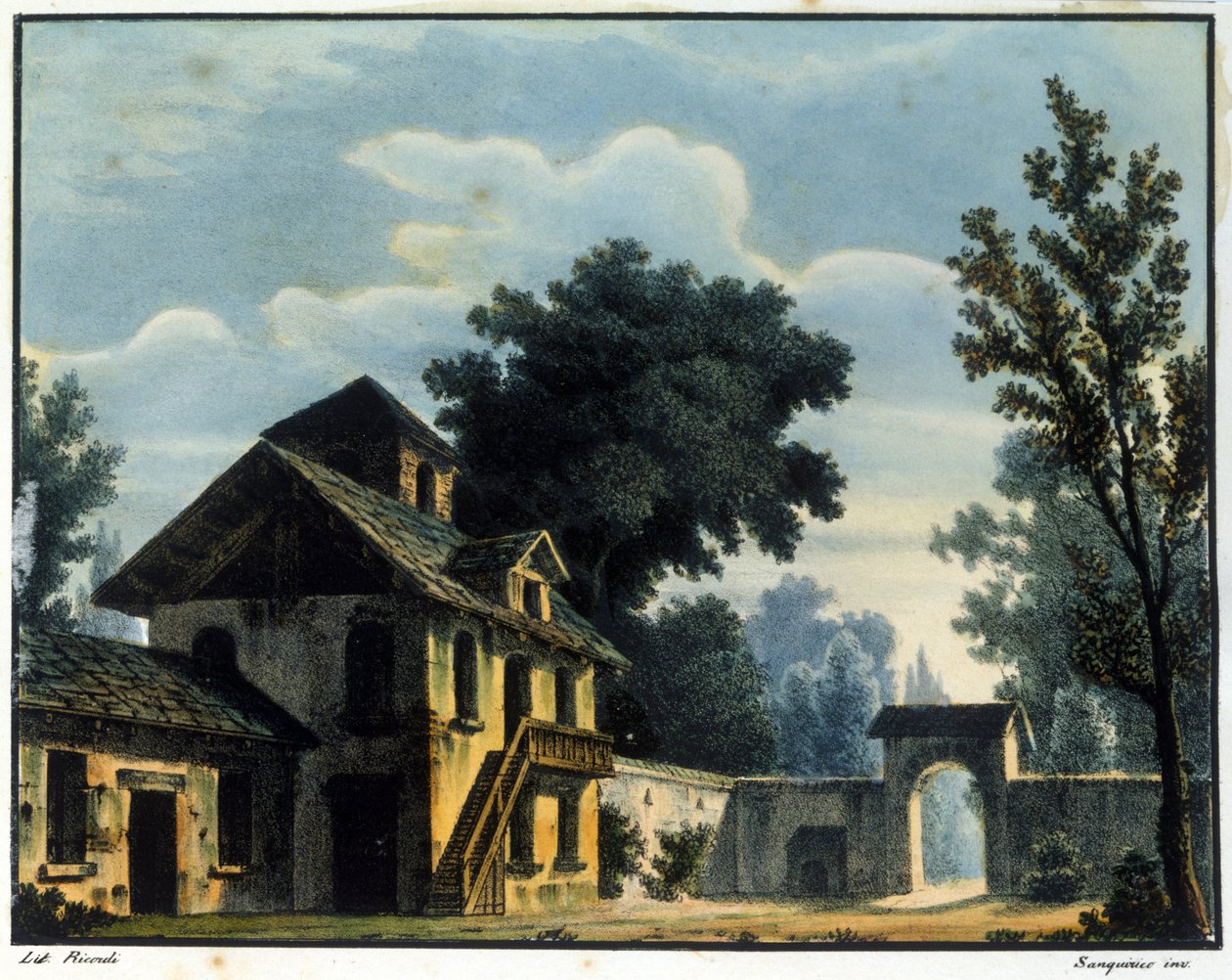 Scenography for Scene 2 of Act II of the Opera 