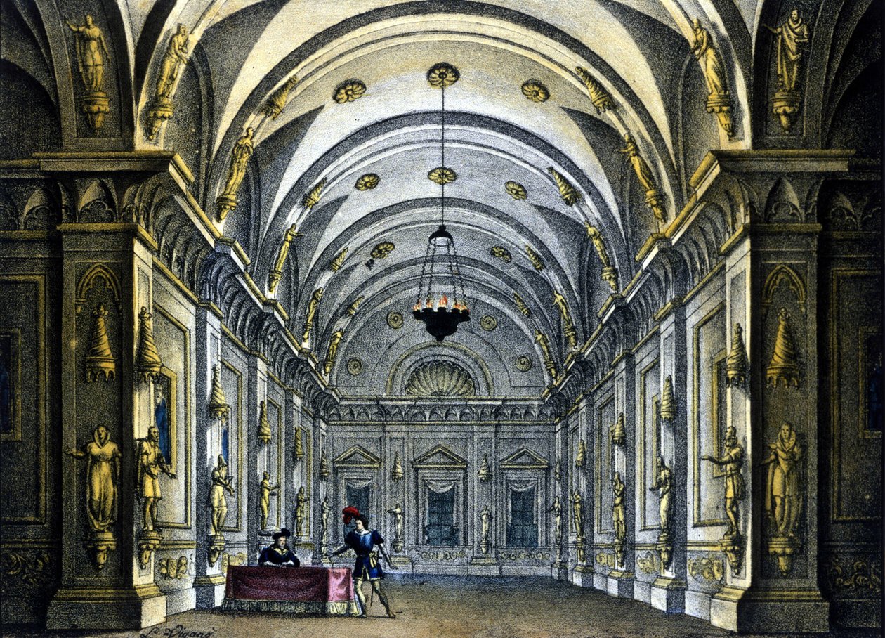 Scenography of Sanquirico for the opera 