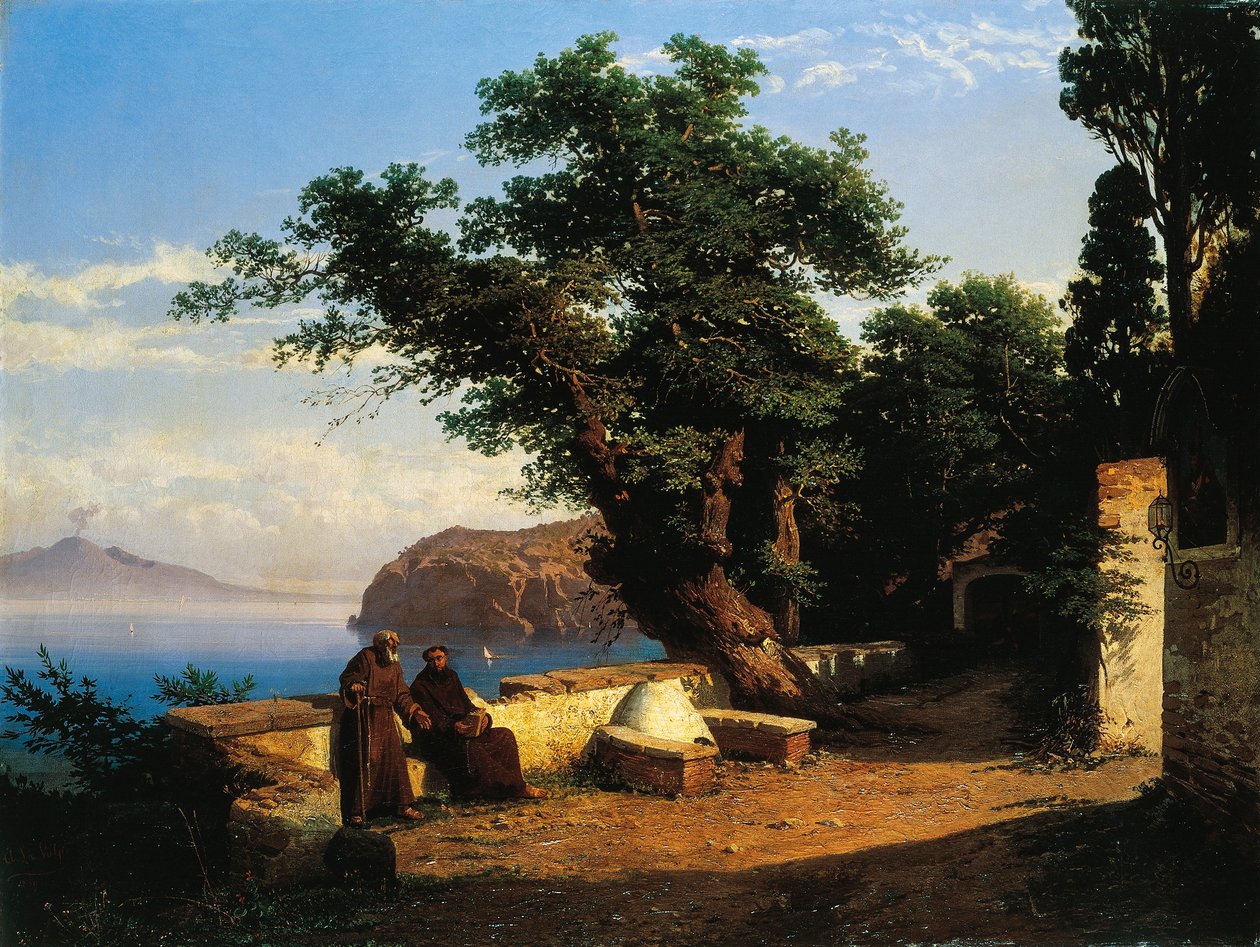 In Front of Convent by Alessandro la Volpe