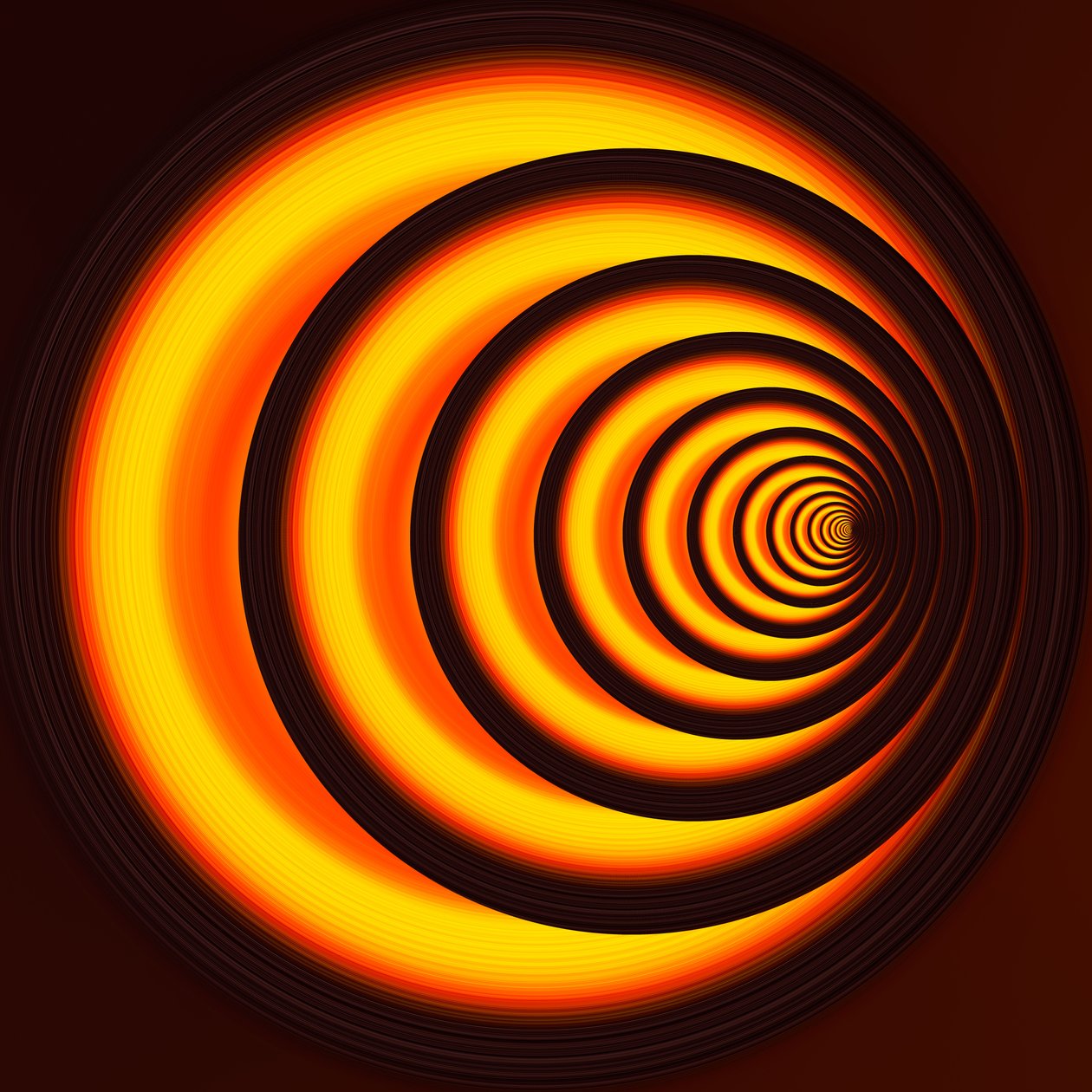 Underground Path (Orange) by Alex Caminker