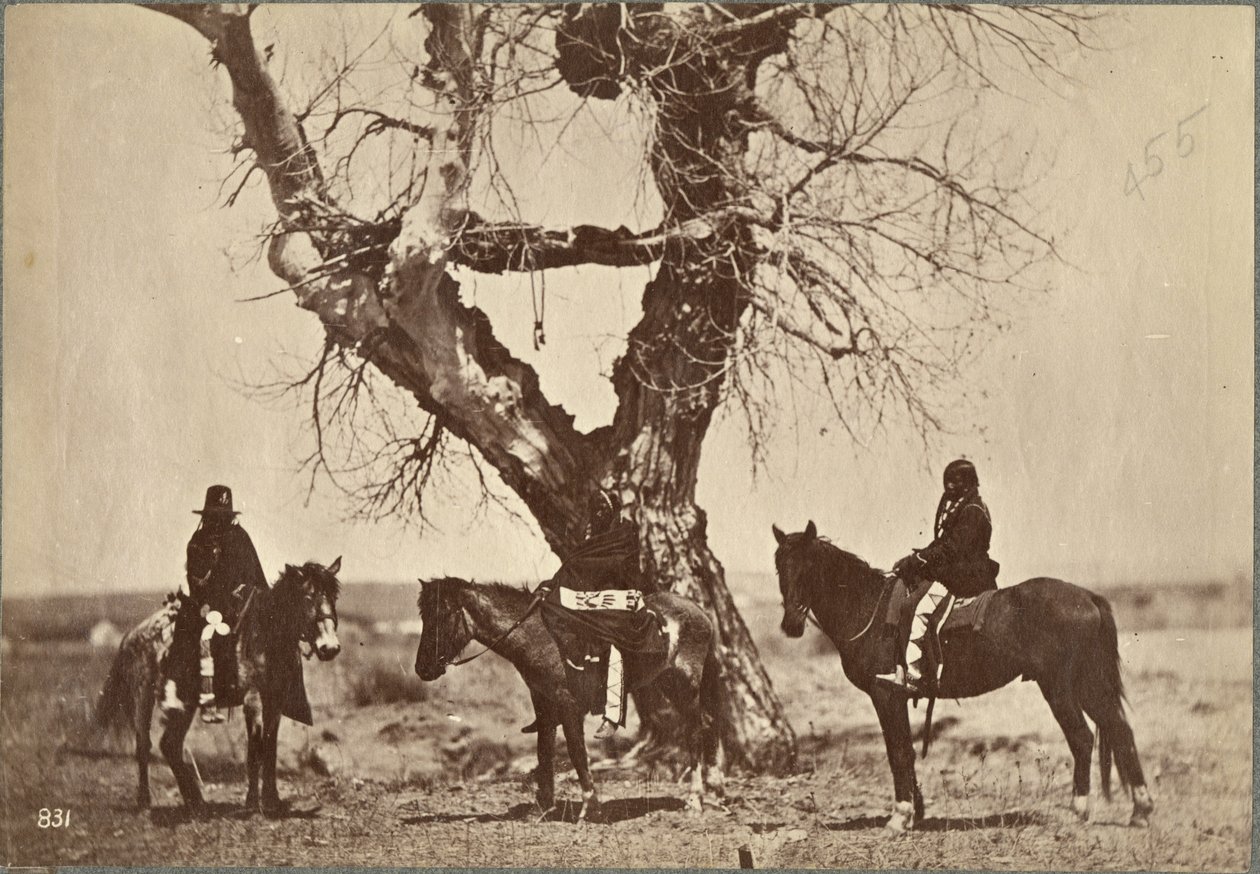 Burial, Dakota, 1868 by Alexander Gardner