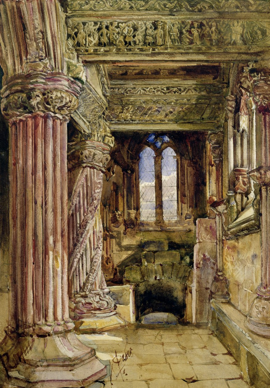 Rosslyn Chapel, Scotland by Alexander Jnr. Fraser