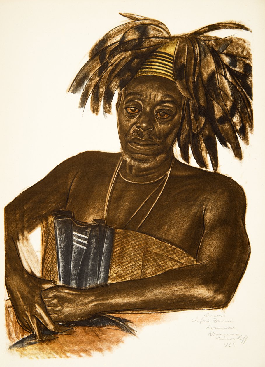 Boemi, Chief Avungura (Niangara) (Haut Ouelle), from Dessins et Peintures d