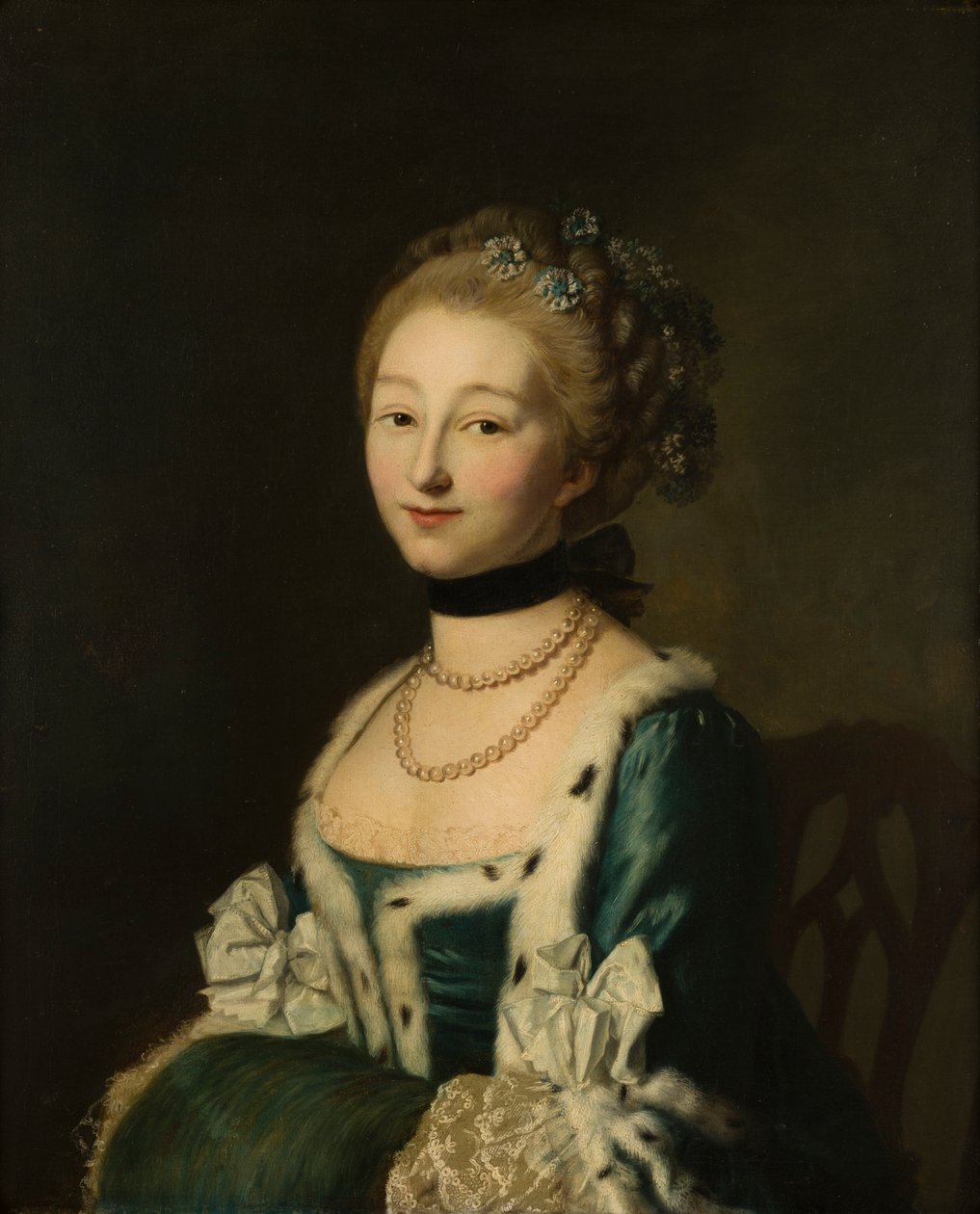 Portrait of Elizabeth, Lady Bridgeman, Afterwards Lady Bradford (1735-1806) by Alexander (attr. to) Roslin