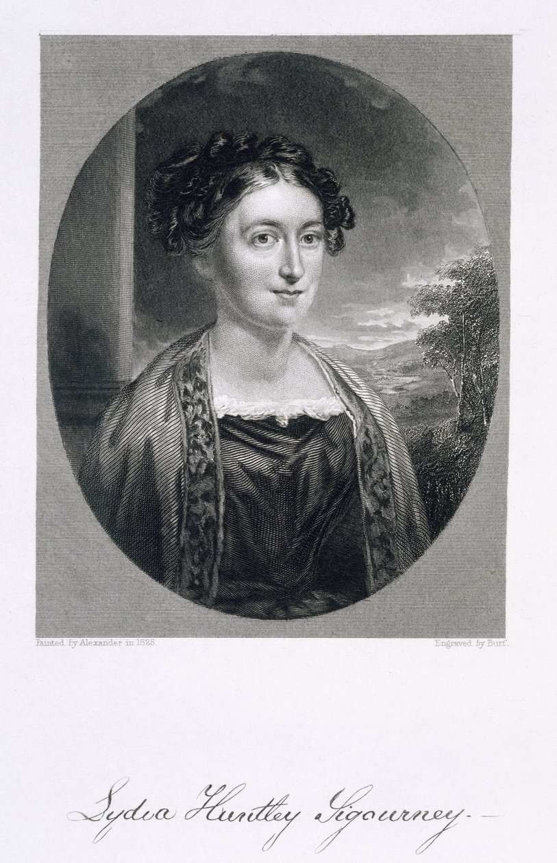 Lydia Huntley Sigourney, Engraved by Burt by Alexander
