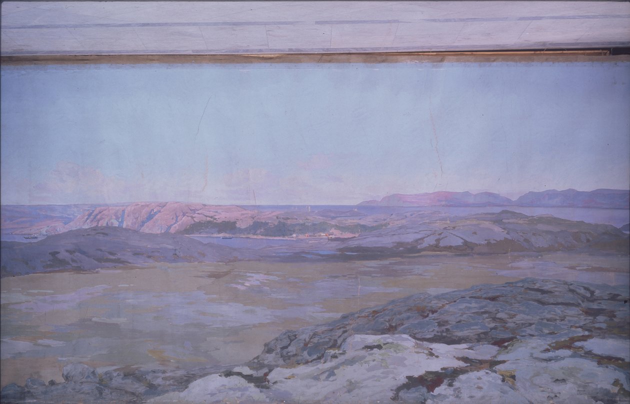 A Fjord in Norway by Alexander Alexeyevich Borisov