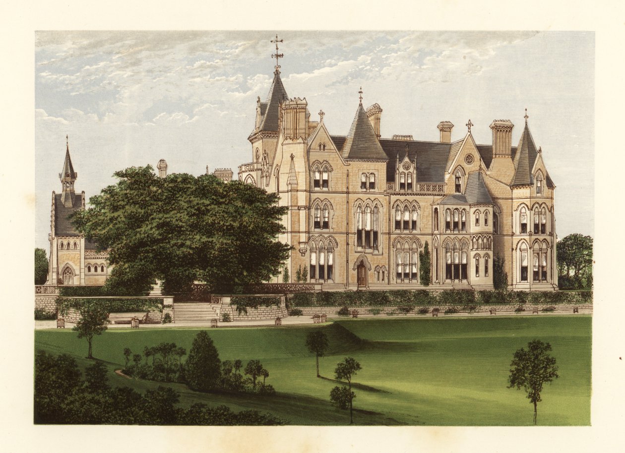 Bestwood Lodge, Nottinghamshire, England by Alexander Francis (after) Lydon