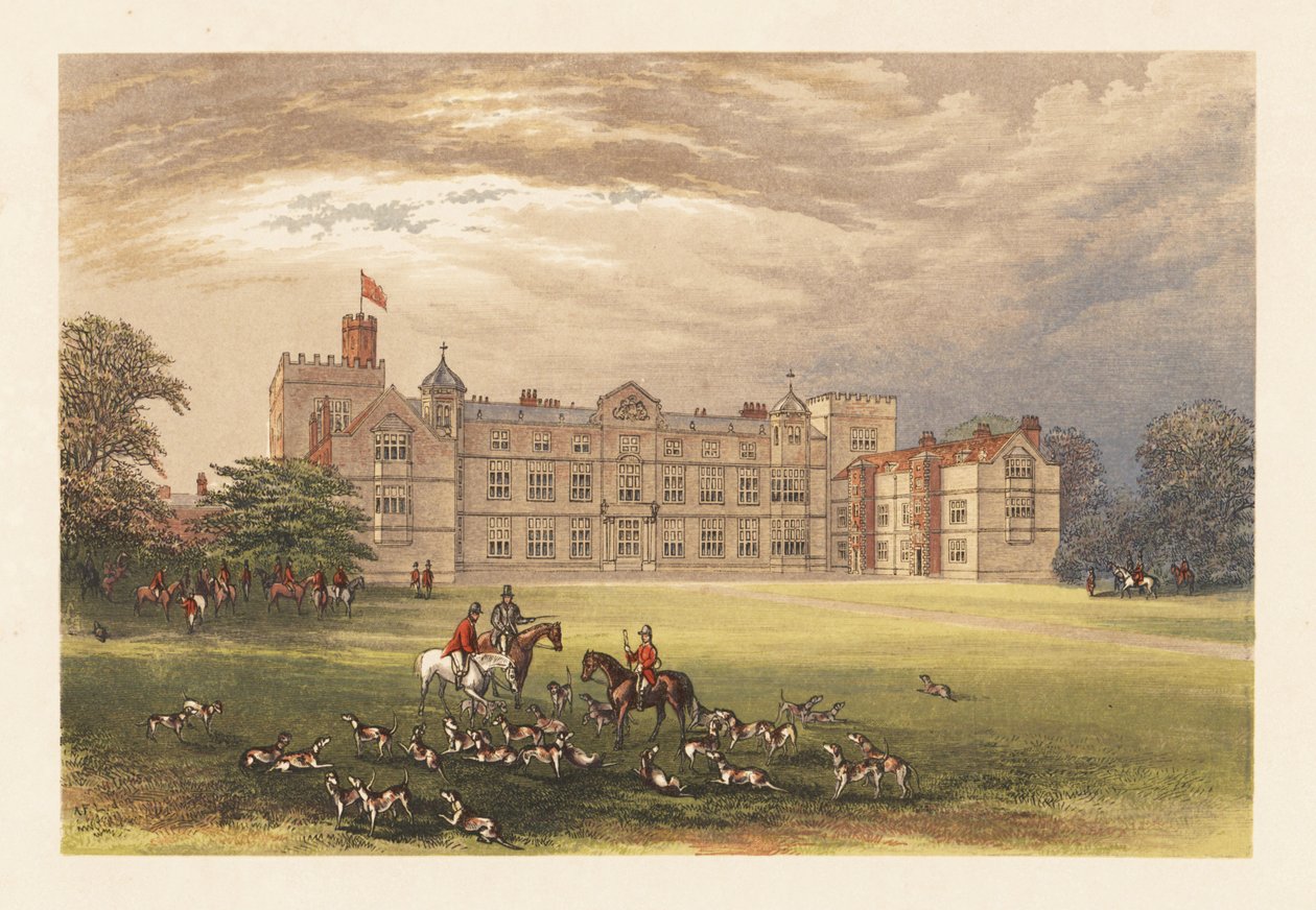 Burton Constable Hall, Yorkshire, England by Alexander Francis (after) Lydon