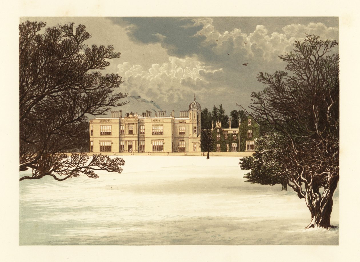 Eshton Hall, Yorkshire, England by Alexander Francis (after) Lydon