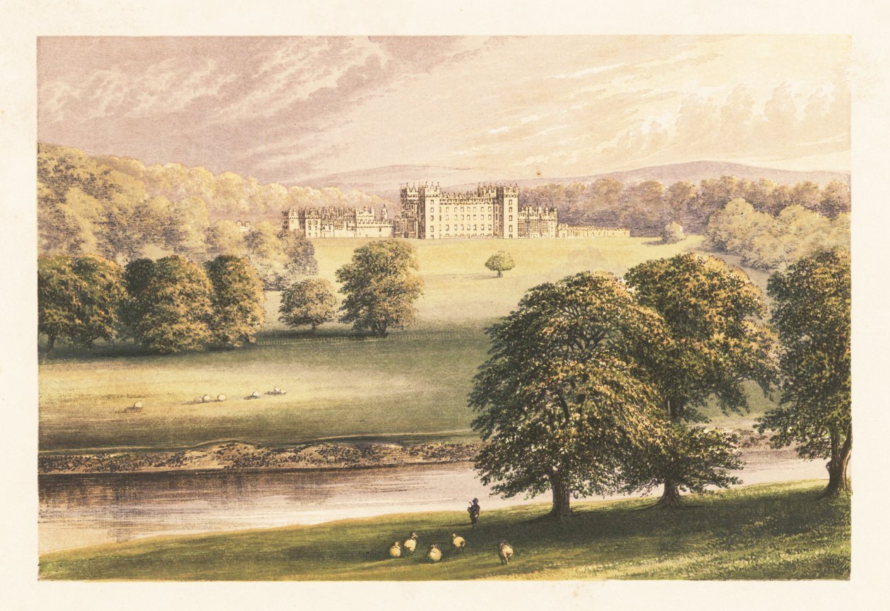 Floors Castle, Roxburghshire, Scotland by Alexander Francis (after) Lydon