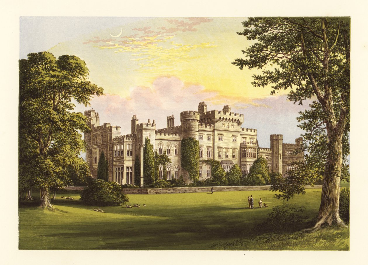 Hawarden Castle, Flintshire, Wales by Alexander Francis (after) Lydon
