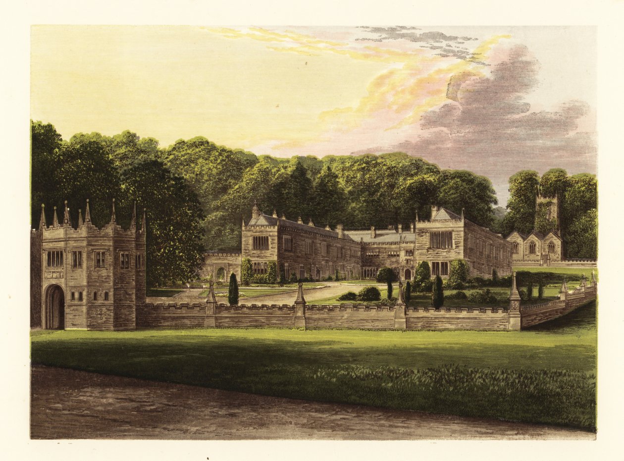Lanhydrock House, Cornwall, England by Alexander Francis (after) Lydon